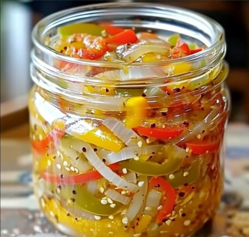 Tangy Pickled Pepper and Onion Relish