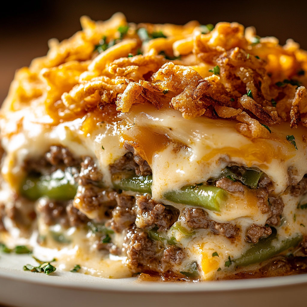 Hamburger Green Bean Casserole
