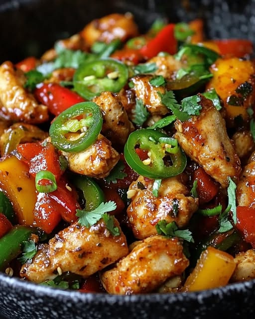 Spicy Jalapeño Chicken Stir Fry