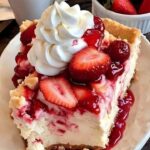 Strawberry Cheesecake Dump Cake
