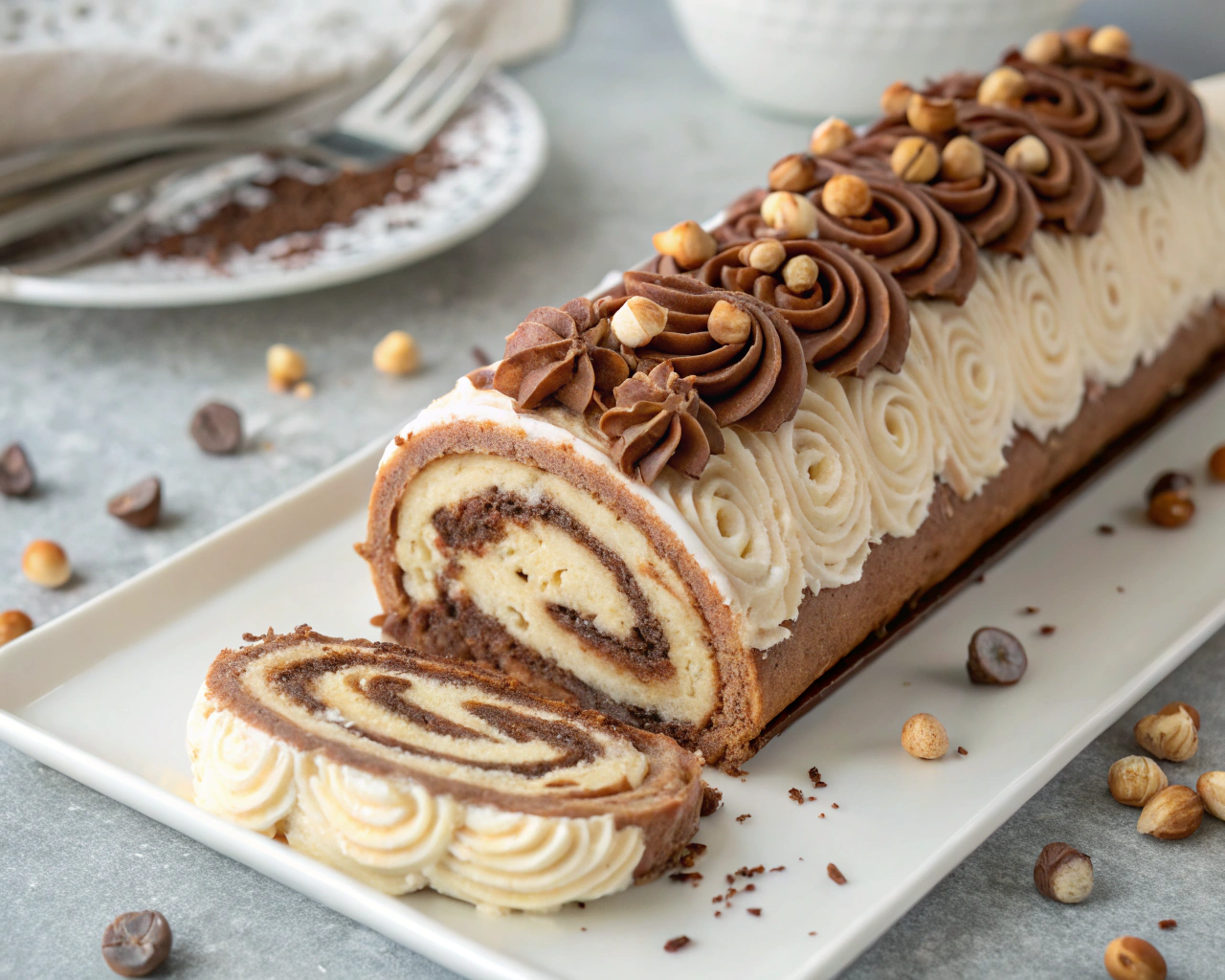 Recette Bûche Nutella & Mascarpone