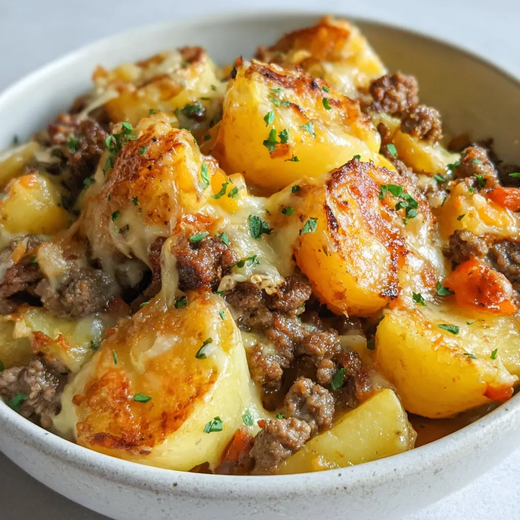 Crockpot Hamburger Potato Casserole Recipe
