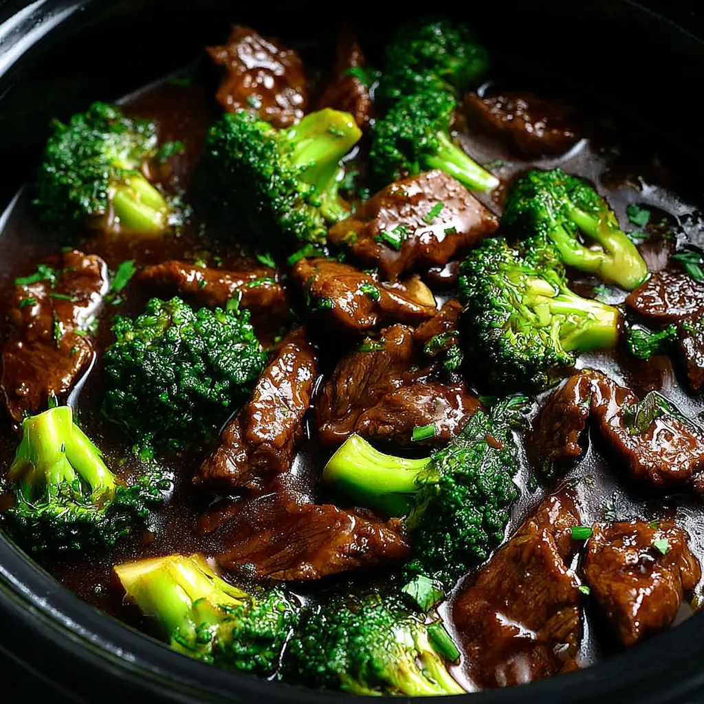 Mouthwatering Crock Pot Beef and Broccoli