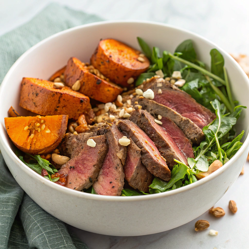 Beef and Sweet Potato Power Bowl