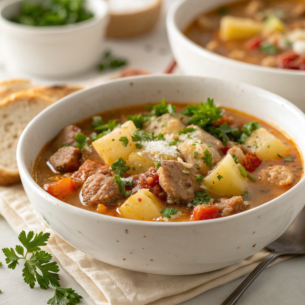 Cozy Italian Sausage and Potato Soup – Easy & Hearty!