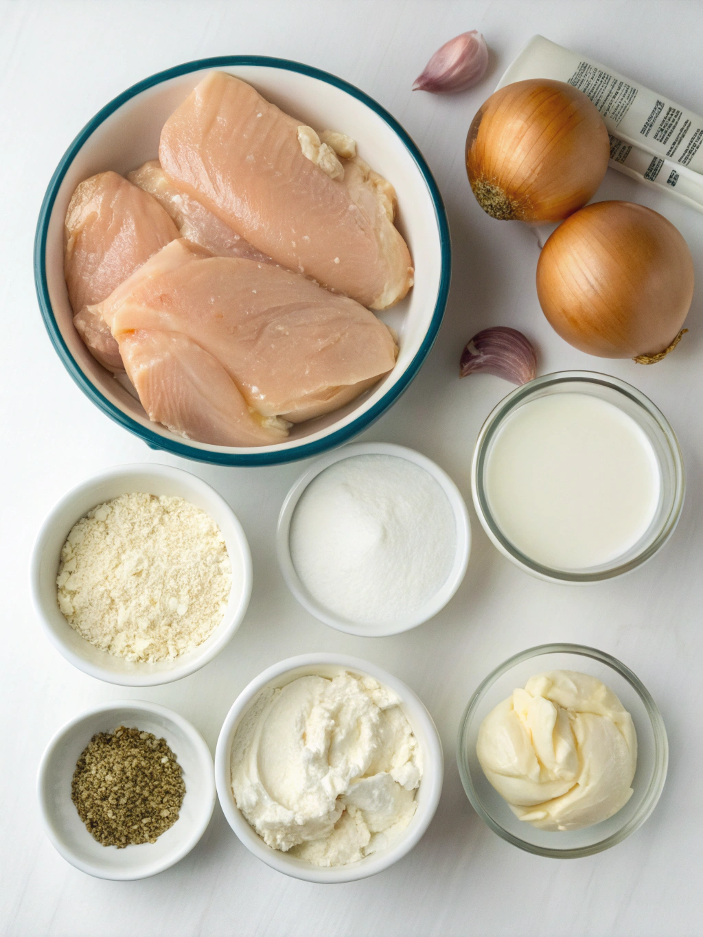 Creamy Crock-Pot Ranch Chicken ingredients