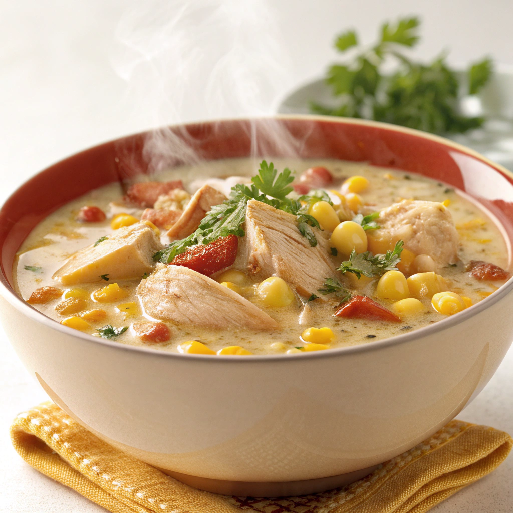 Crockpot Chicken Corn Chowder