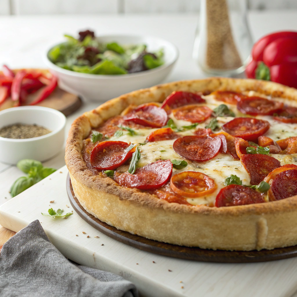 Deep-Dish Pizza Pie Recipe