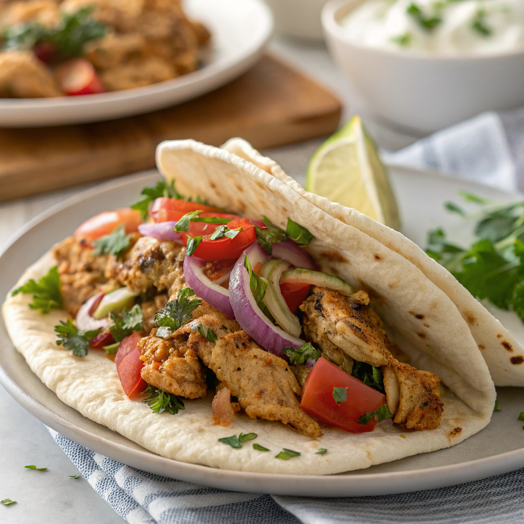 Easy Slow Cooker Chicken Shawarma Recipe - Flavorful and Simple