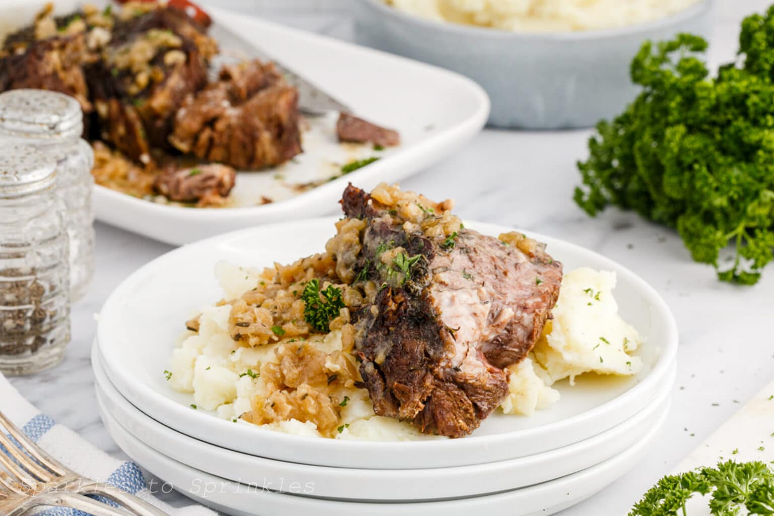 Hearty Instant Pot French Onion Pot Roast
