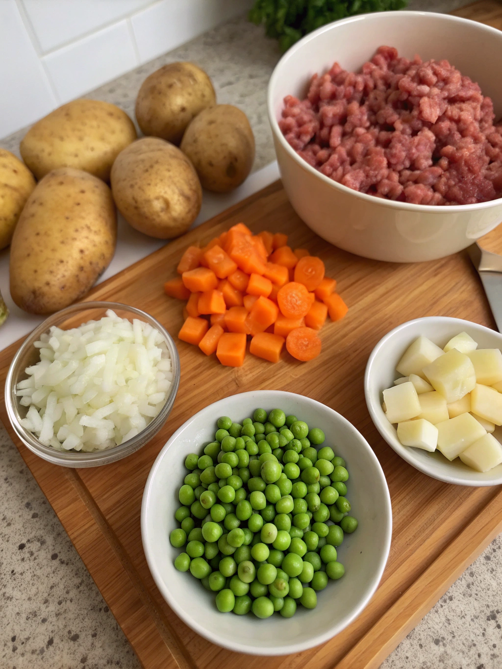 Shepherd's Pie Soup ingredients