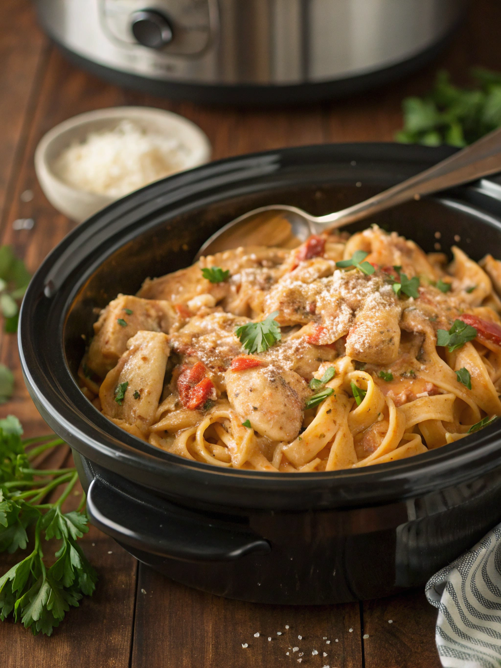 Crock Pot Creamy Cajun Chicken Pasta: A Flavor-Packed Comfort Dish
