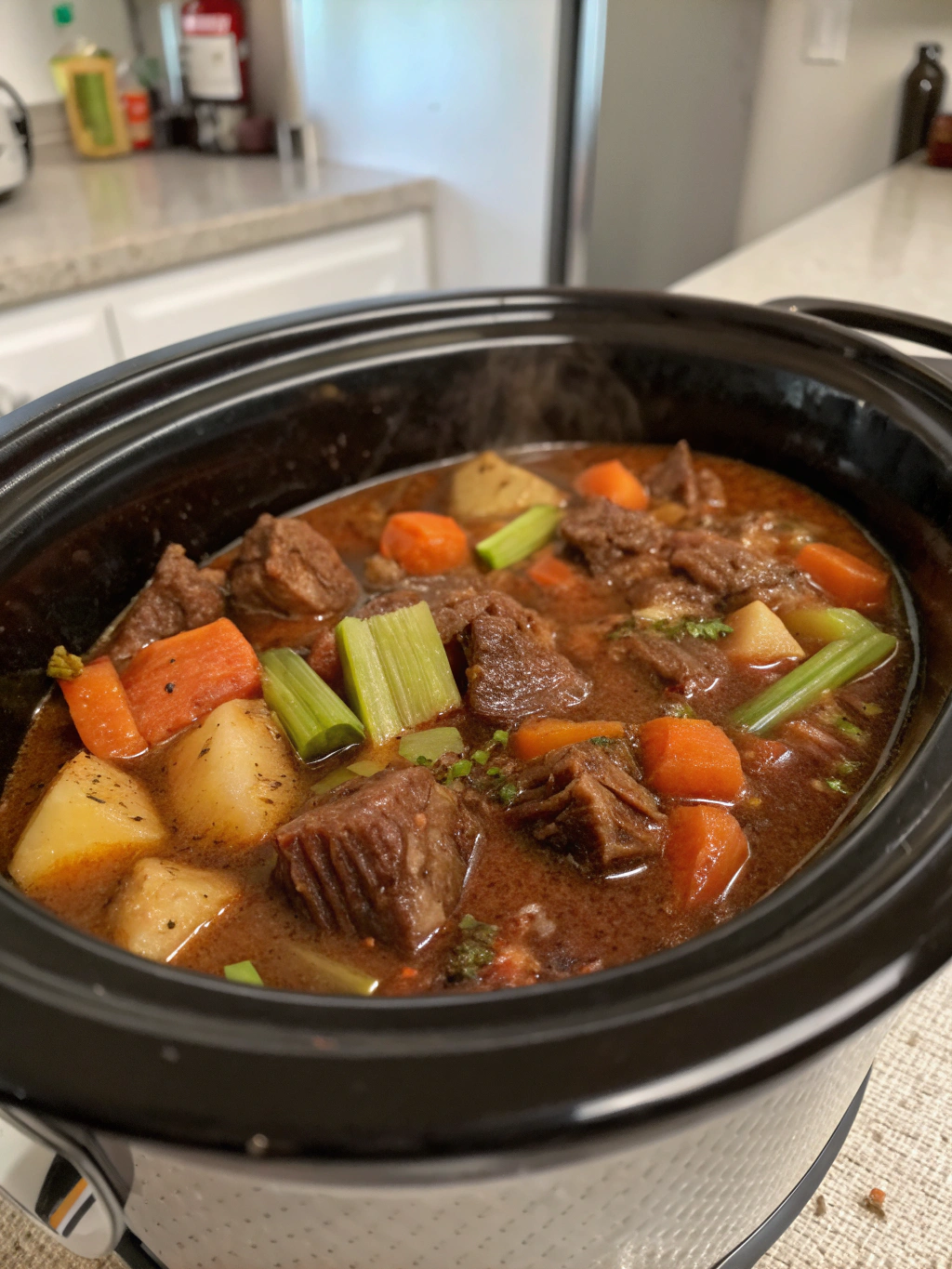 Slow Cooker Beef Manhattan