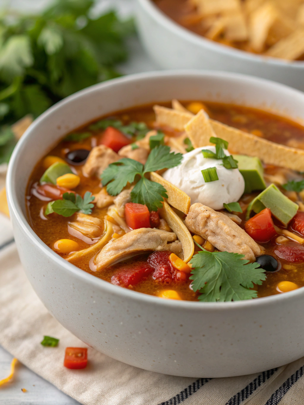 Easy Chicken Taco Soup