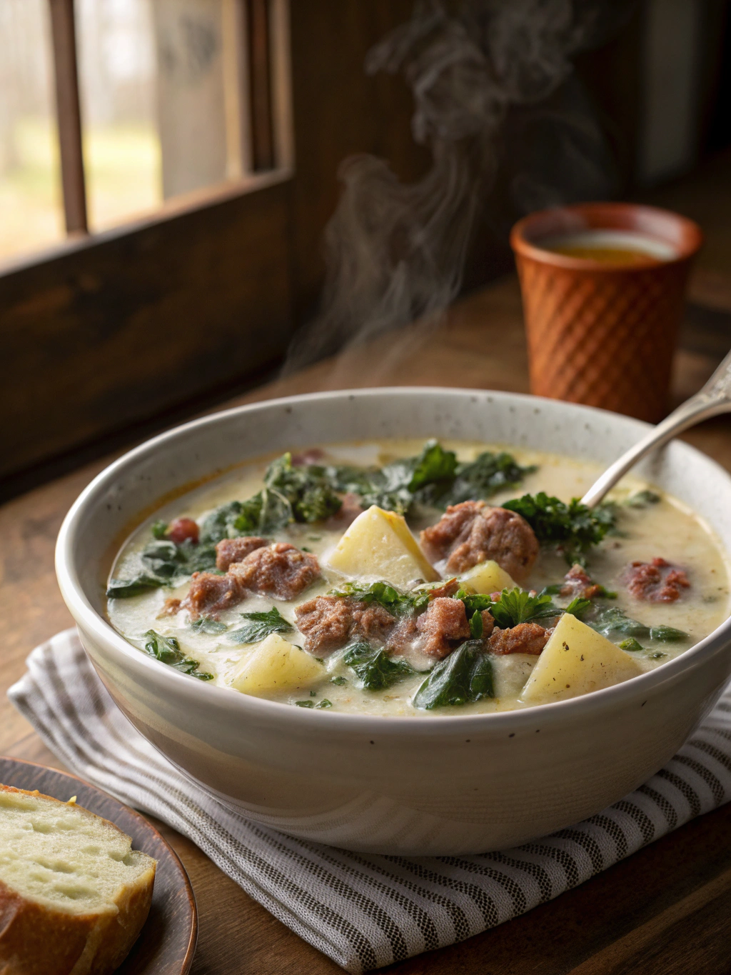 Hearty Slow Cooker Zuppa Toscana Soup