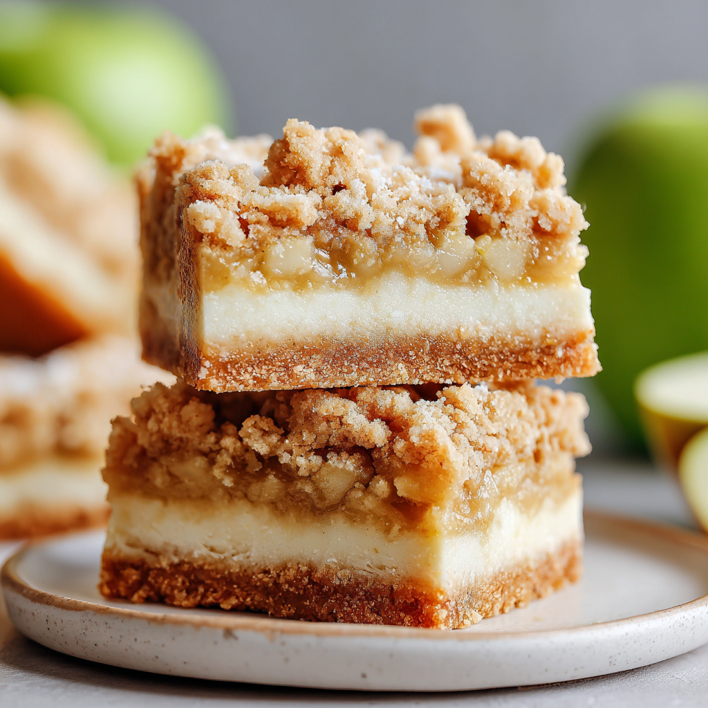 Apple Crisp Shortbread Bars