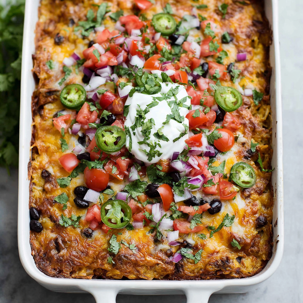Chicken Burrito Casserole – A Flavor-Packed Family Favorite