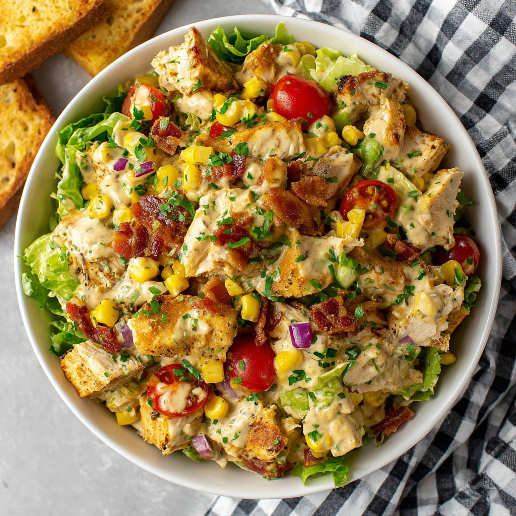 High Protein Southwest Chicken Salad