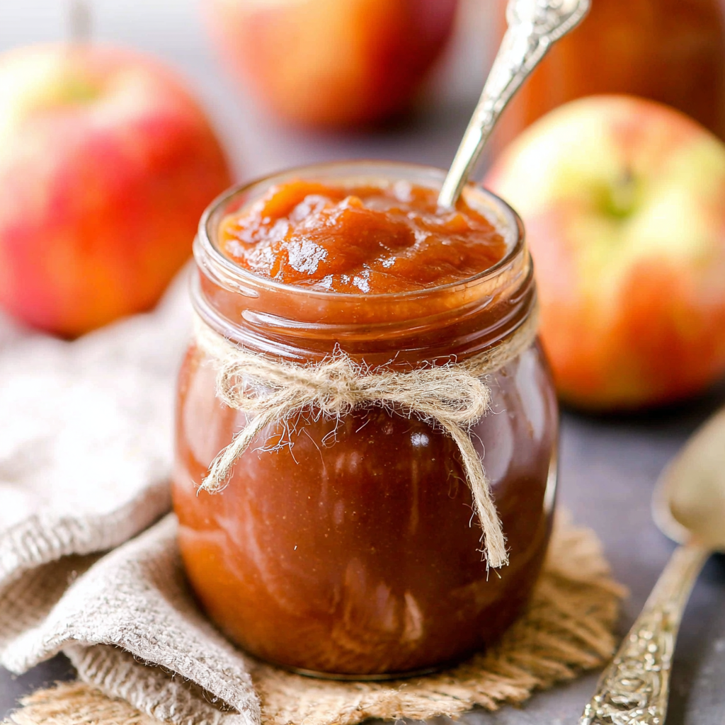 Easy Slow Cooker Apple Butter | Healthy No Sugar Added Recipe