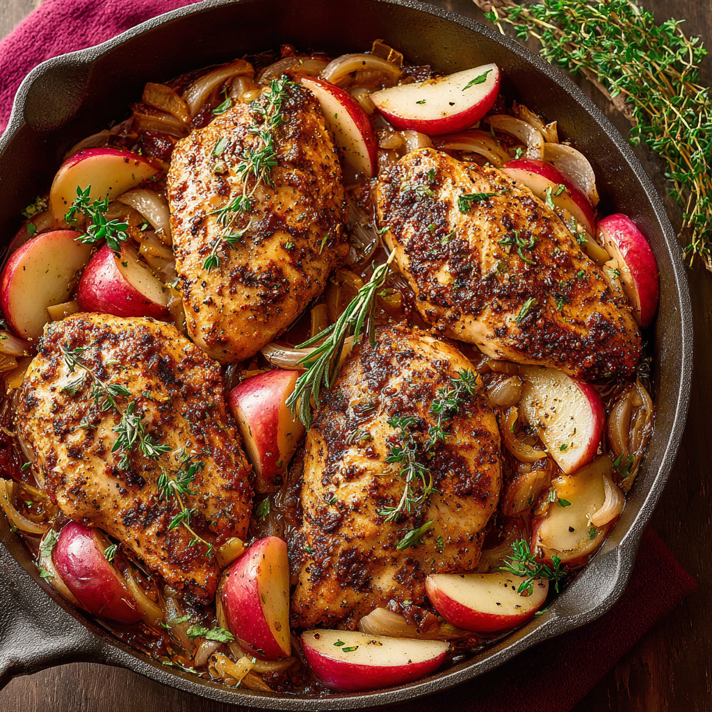 Autumn Harvest Chicken Skillet | One-Pan Cozy Wonder