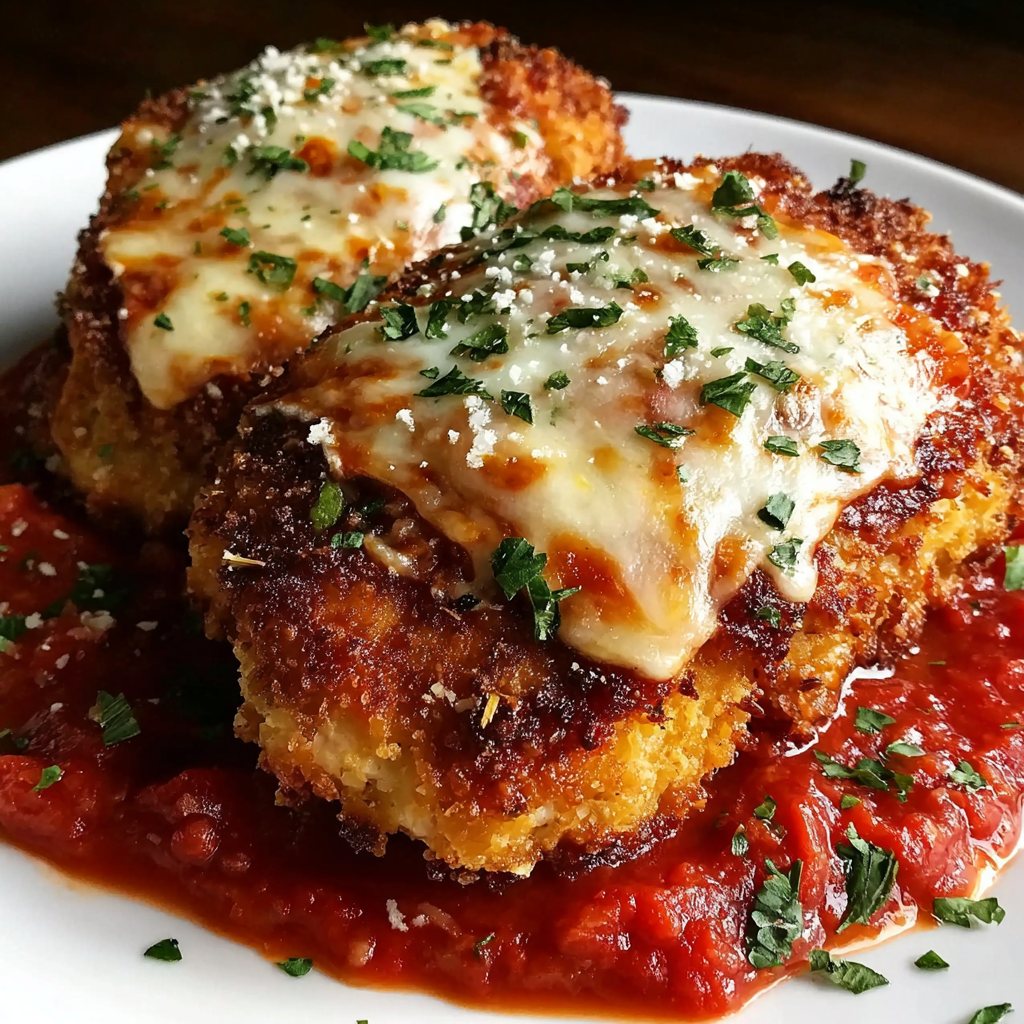Crispy Baked Chicken Parmesan – Easy 20-Minute Dinner!