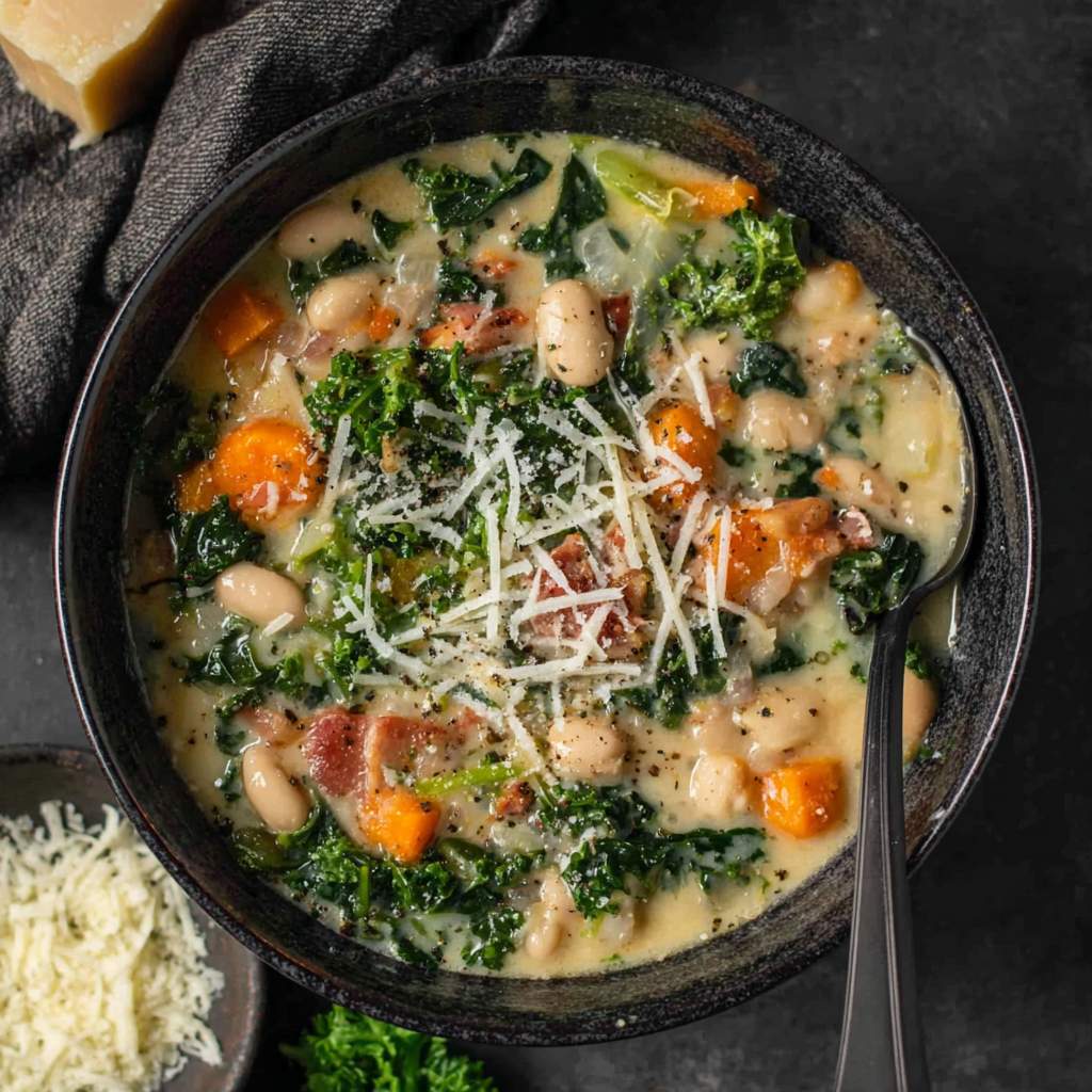 High Protein White Bean Soup