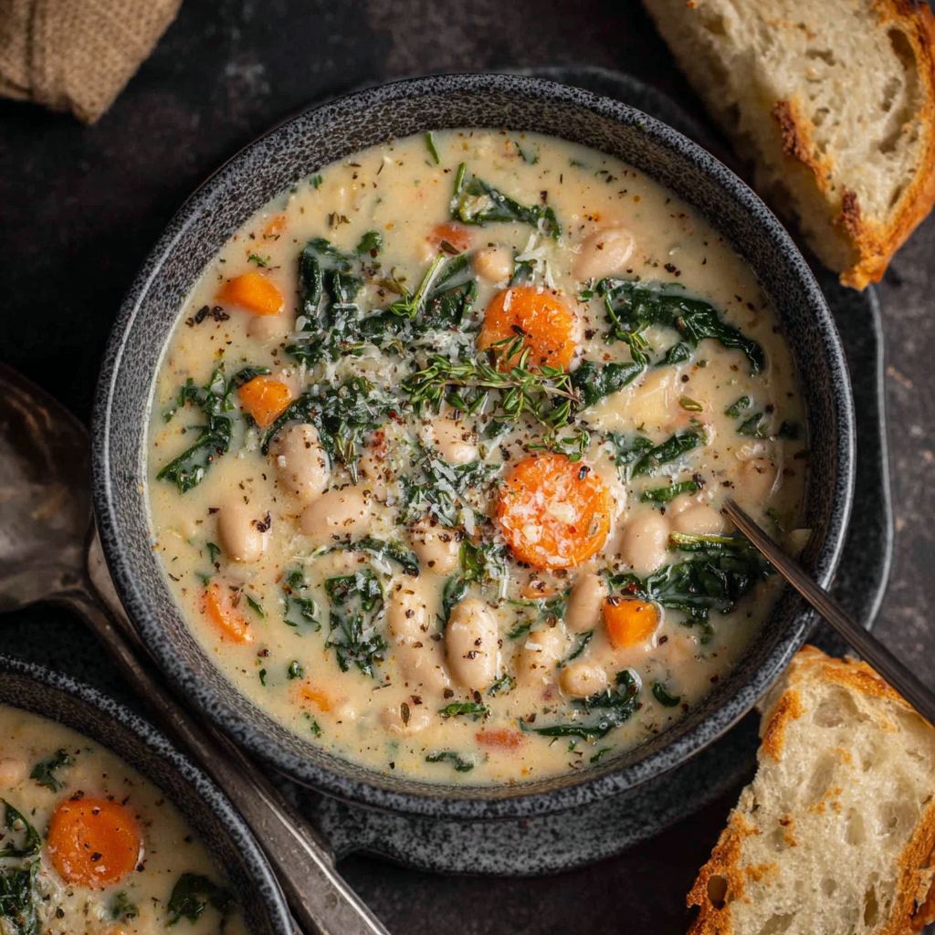 High Protein White Bean Soup