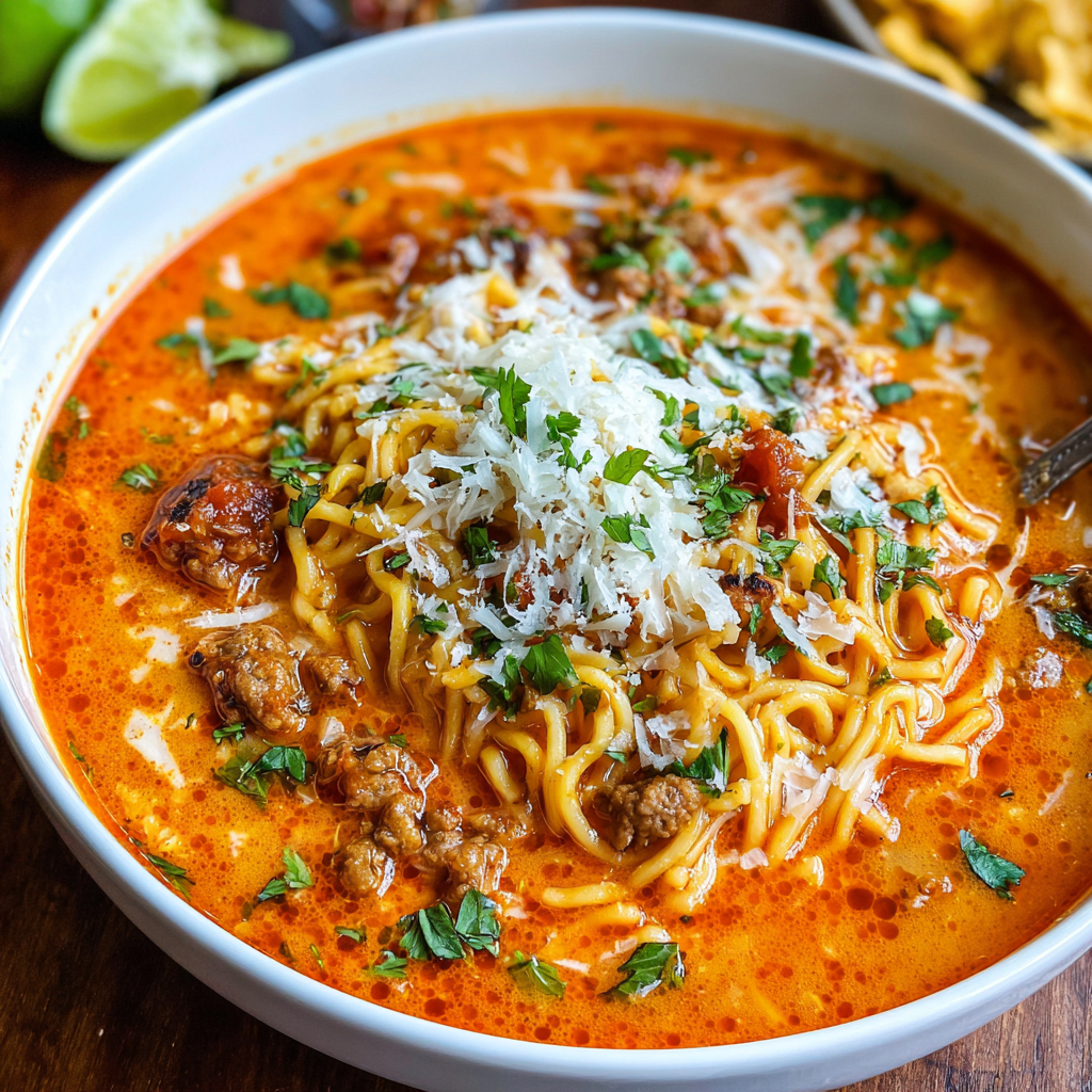 A Quick & Cozy Mexican Noodle Soup