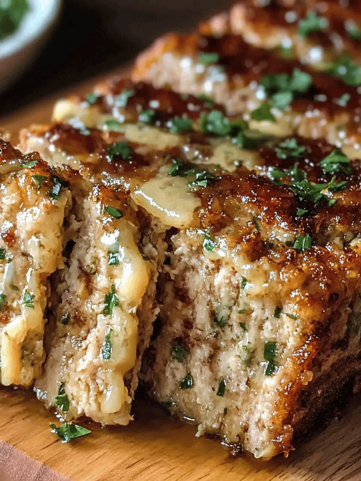 Garlic Parmesan Chicken Meatloaf – Juicy & Delicious 🍗🧄