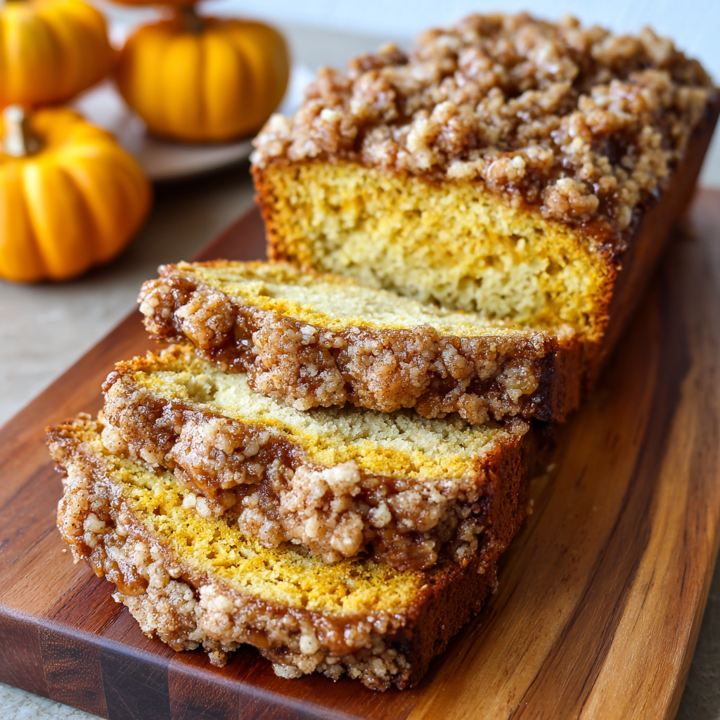 Pumpkin Streusel Bread