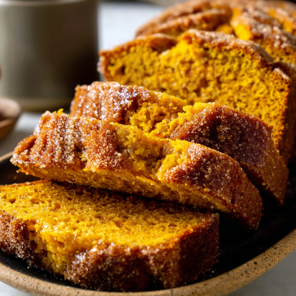 Butter Pumpkin Bread with Salted Maple Brown Butter Glaze