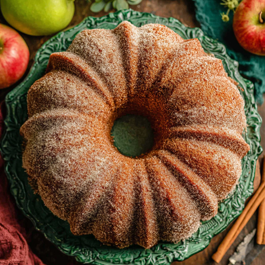 Easy Apple Cider Donut Bundt Cake
