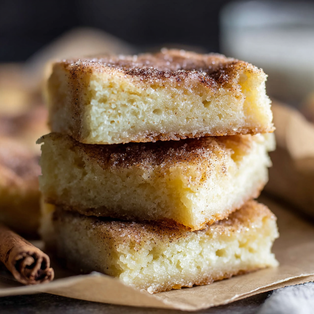 Easy Cinnamon Sugar Blondies – Sweet Fall Treat
