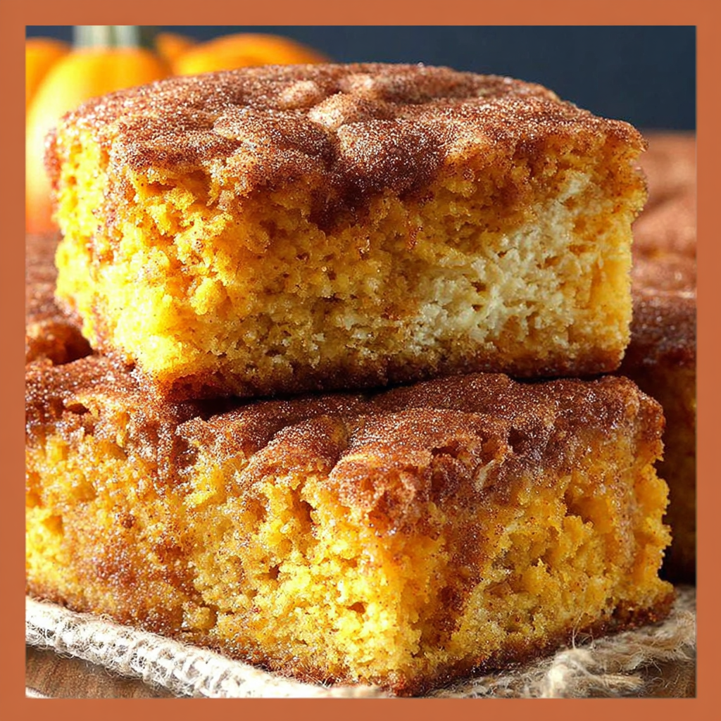 Delicious Pumpkin Snickerdoodle Snack Cake Recipe