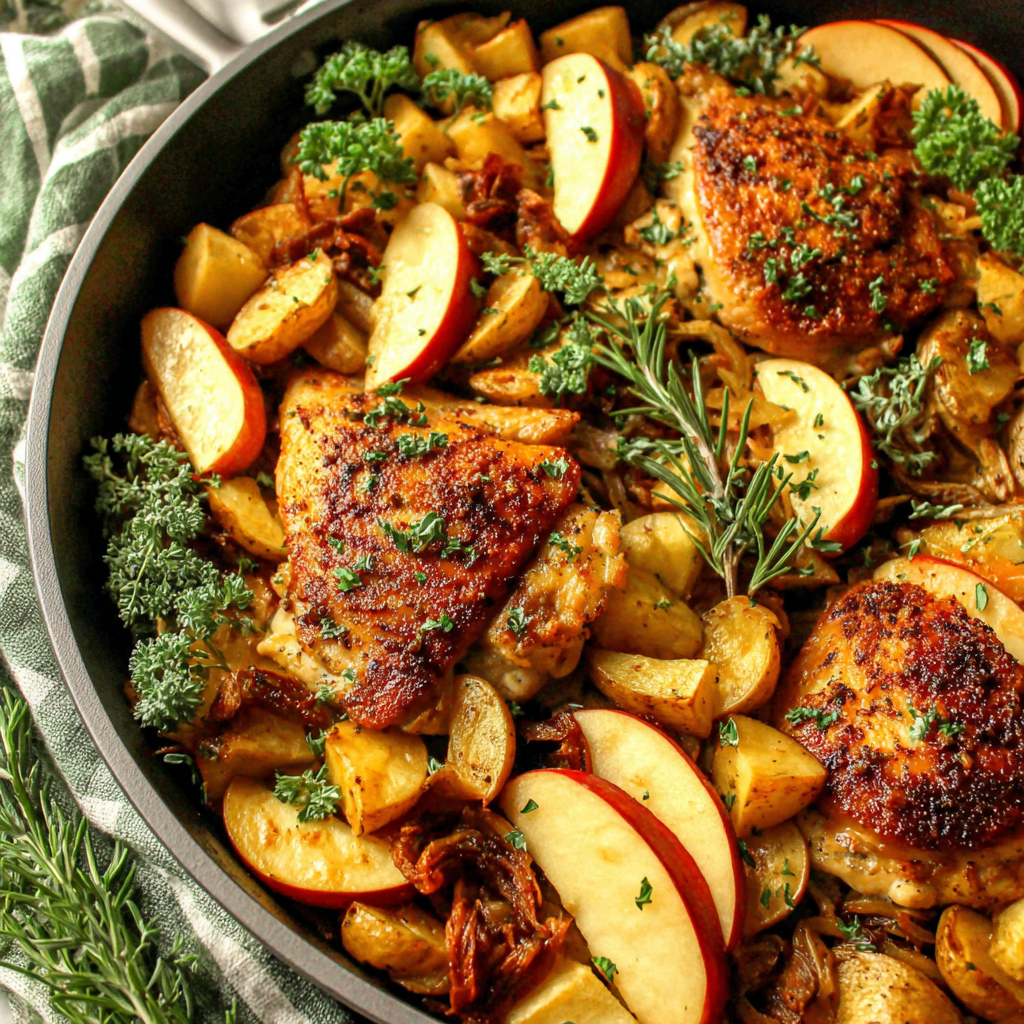 Skillet Apple Cider Chicken