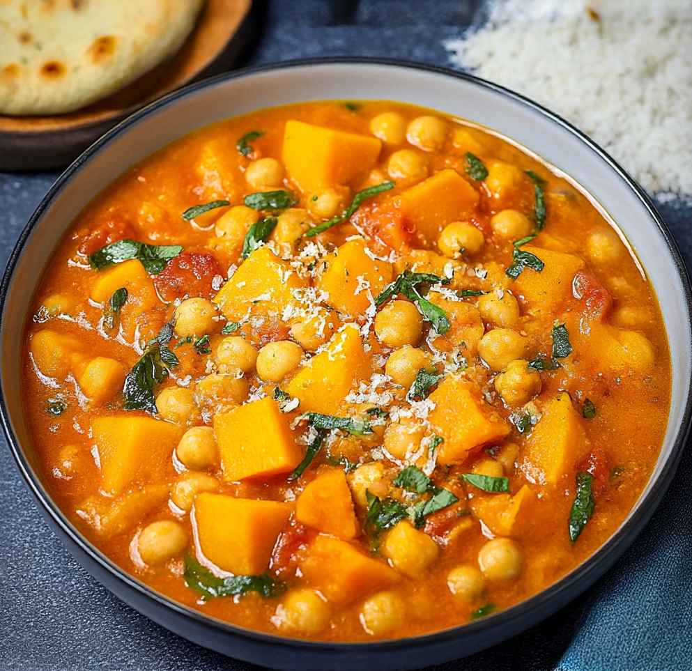 Butternut Squash and Chickpea Curry