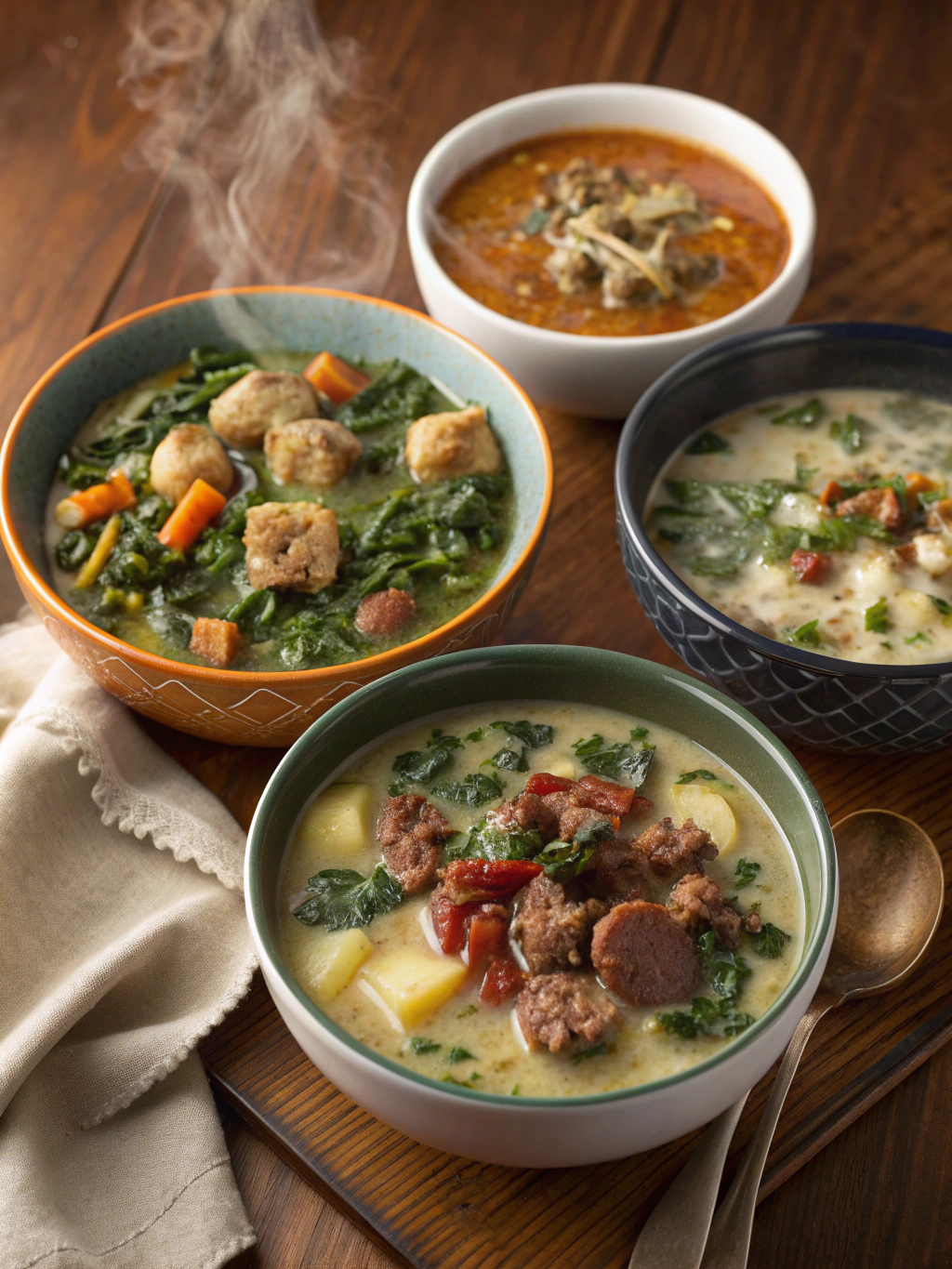 4 Savory Sausage Soup Recipes (From Zuppa Toscana to Spicy Kale)