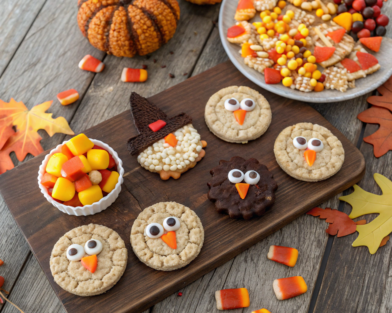 Cute & Easy Thanksgiving Treats for Kids to Make