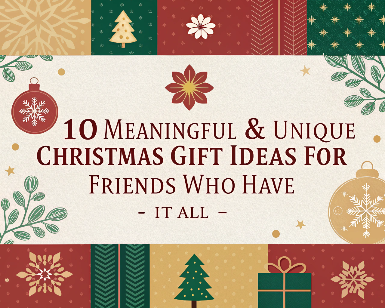 10 Meaningful & Unique Christmas Gift Ideas for Friends Who Have It All