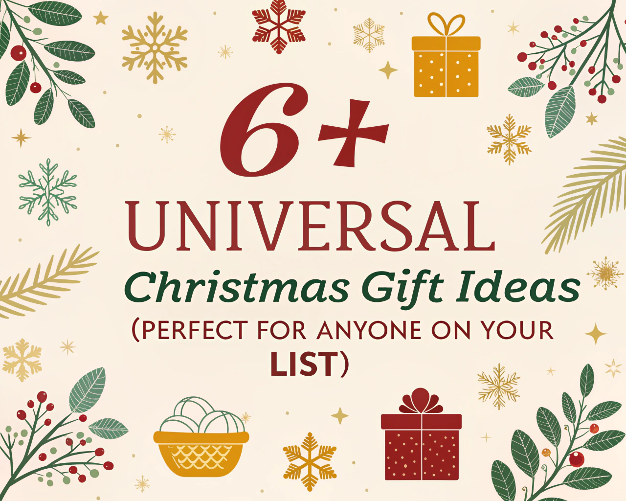 6+ Universal Christmas Gift Ideas (Perfect for Anyone on Your List)