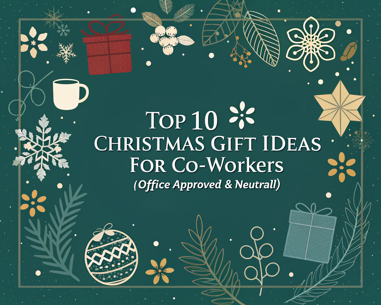 Top 10 Christmas Gift Ideas for Co-Workers (Office Approved & Neutral)