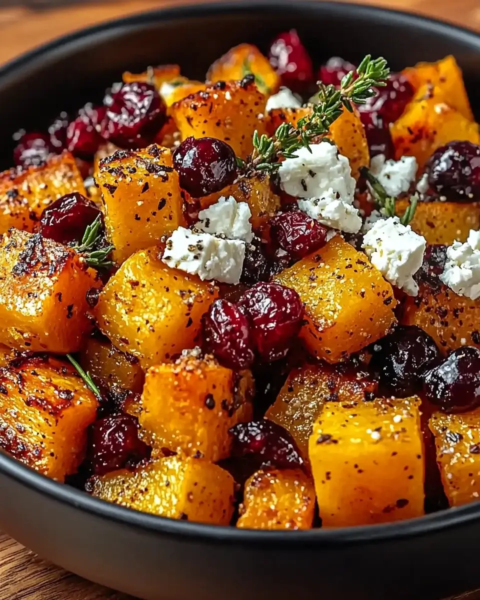 Cozy Roasted Butternut Squash with Feta