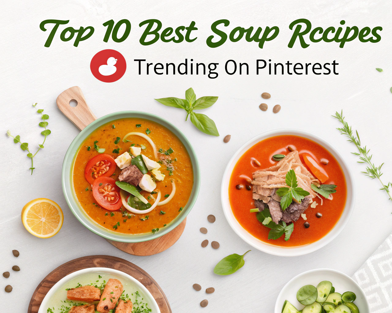 Top 10 Best Soup Recipes Ever Trending on Pinterest Right Now