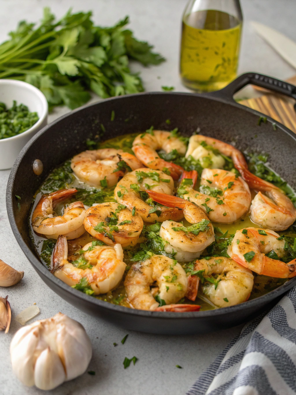 10-Minute Skillet Shrimp Recipes (Garlic Butter & Herbs)