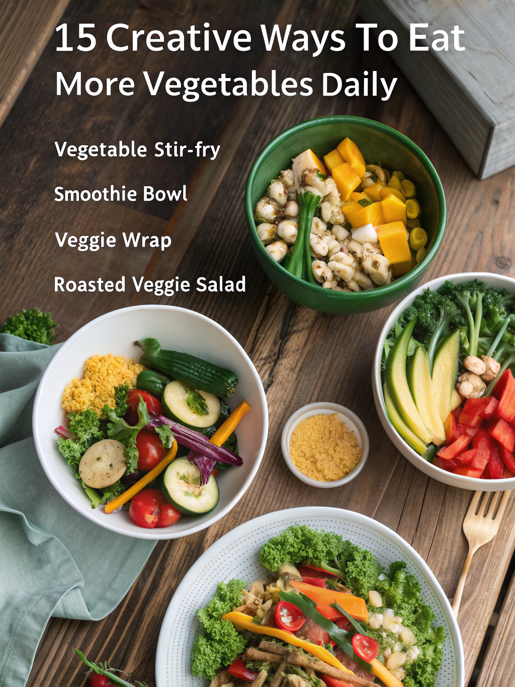 15 Creative Ways to Eat More Vegetables Daily