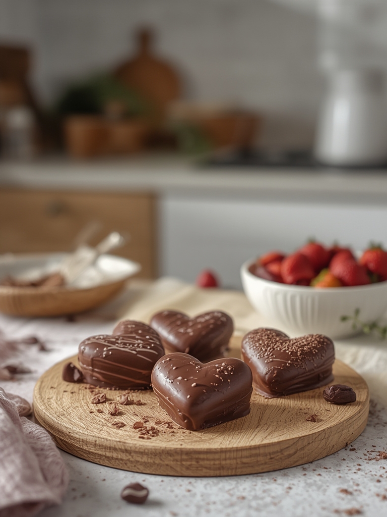 10 Geometric Chocolate Hearts That You Can Smash