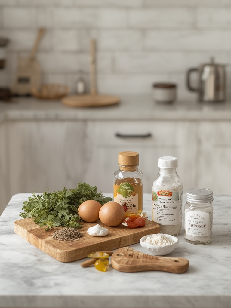 Ingredients laid out