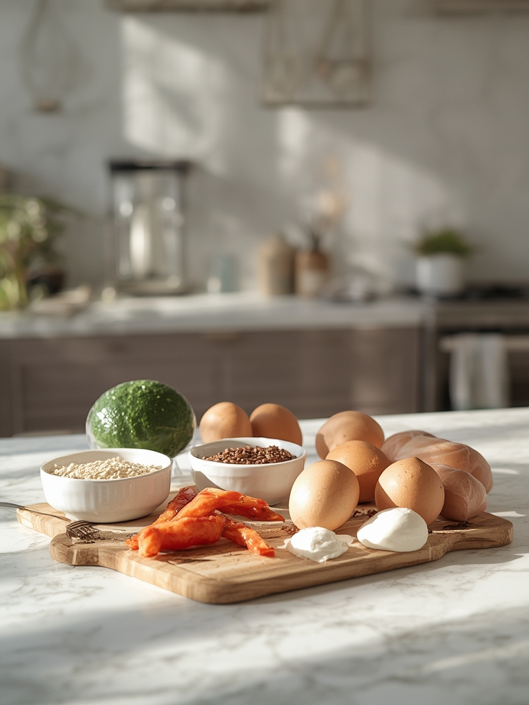 Ingredients laid out