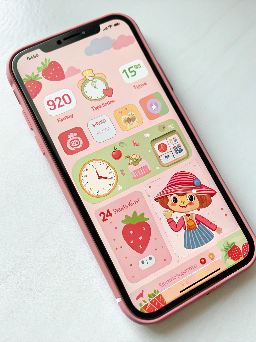 Customize Your iPhone: 50+ Strawberry Shortcake Widgets & Icons