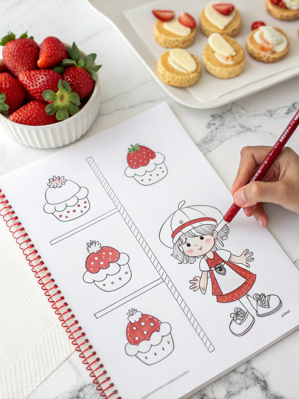 How to Draw Strawberry Shortcake: 10 Easy Step-by-Step Tutorials